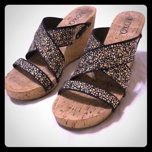 XOXO Cork Sandals